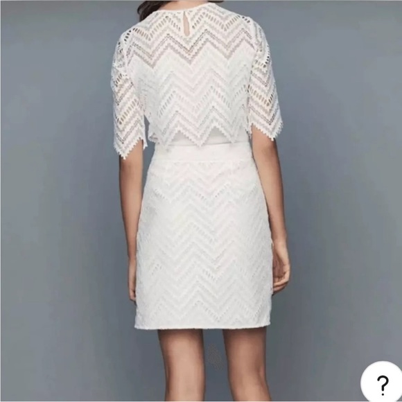 Maje NWT Rosalba Chevron Dentelle Lace Dress - Picture 6 of 13